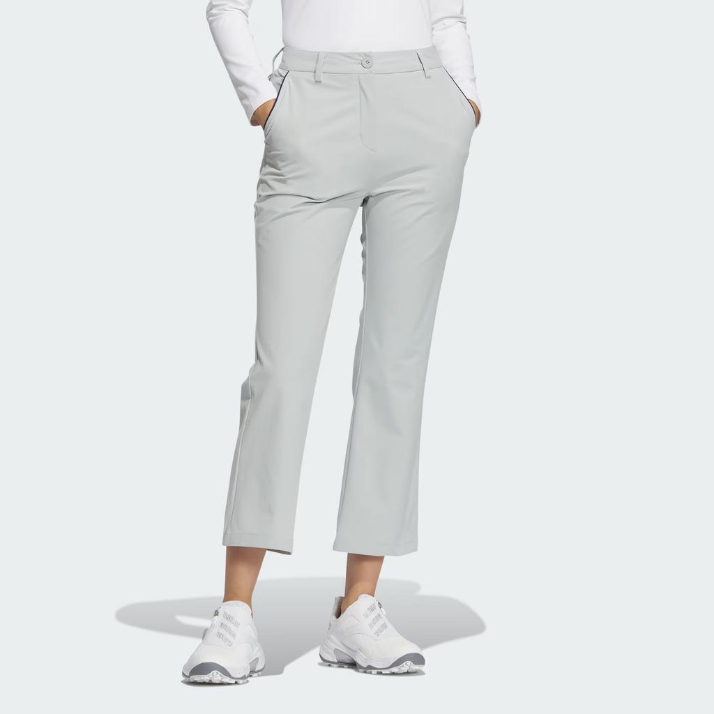 Adidas Golf Collection Simple Comfortable Solid Color Sport Nine-Point Casual Pants Women Bottoms Miracle-Silver JG1353