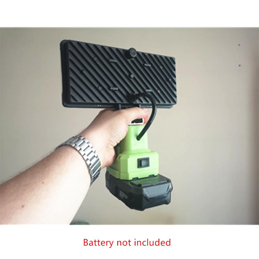 8" 84LED 180W Cordless LED Work Light For RYOBI 14.4V 18V Lithium Nickel One+ Battery P108