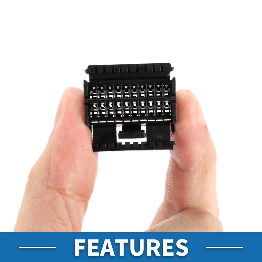 ABSOPRO 20-контактный штекер разъема стеклоподъемника, серия 1 мм, клемма для провода, гнездовой