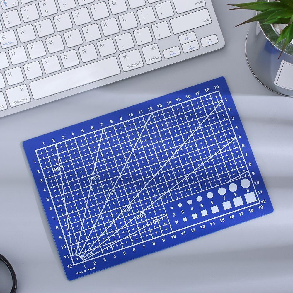 Non-slip Fabric Craft Card Cutting Plate Sewing Tool Paper Board A5 Grid Lines Cutting Mat