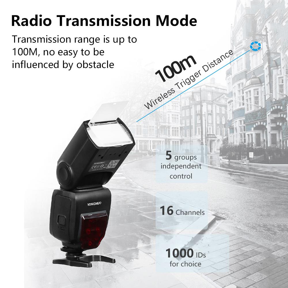 YONGNUO YN685EXRF Вспышка для онкамеры Master-Slave Speedlite GN60 TTL 1/8000 с HSS 2 с с переработкой