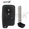 Чехол для автомобильного ключа Smart Key для Toyota Camry Prius Rav4 Avalon Corolla Land Cruiser Venza Чехол для ключа автомобиля Брелок 2/3/4 кнопки