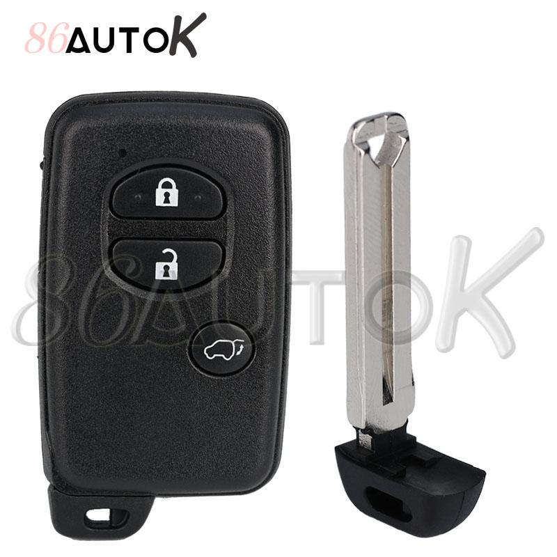 Чехол для автомобильного ключа Smart Key для Toyota Camry Prius Rav4 Avalon Corolla Land Cruiser Venza Чехол для ключа автомобиля Брелок 2/3/4 кнопки