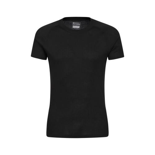 Mountain Warehouse Mens Talus Round Neck Short-Sleeved Thermal Top