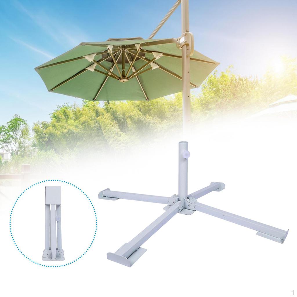 Складная подставка для зонта для патио, пляжная база, долговечность, многофункциональный аксессуар, зонты от солнца