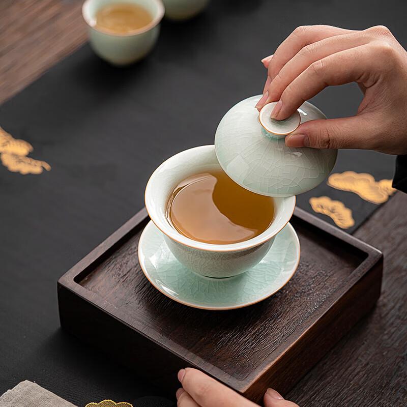 Su's Ru Kiln Celadon Crackle Glaze Tea Set