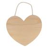 2 Wooden Hearts To Hang 25 X 22 Cm