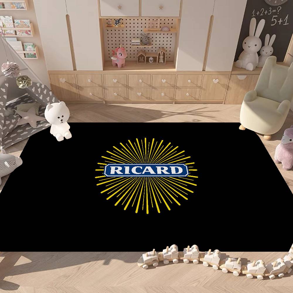 R-RicardS LOGO Floor Mat Nordic Style Home Doormat Bathroom-Toilet Mats Bedroom Hotel Decor Mat
