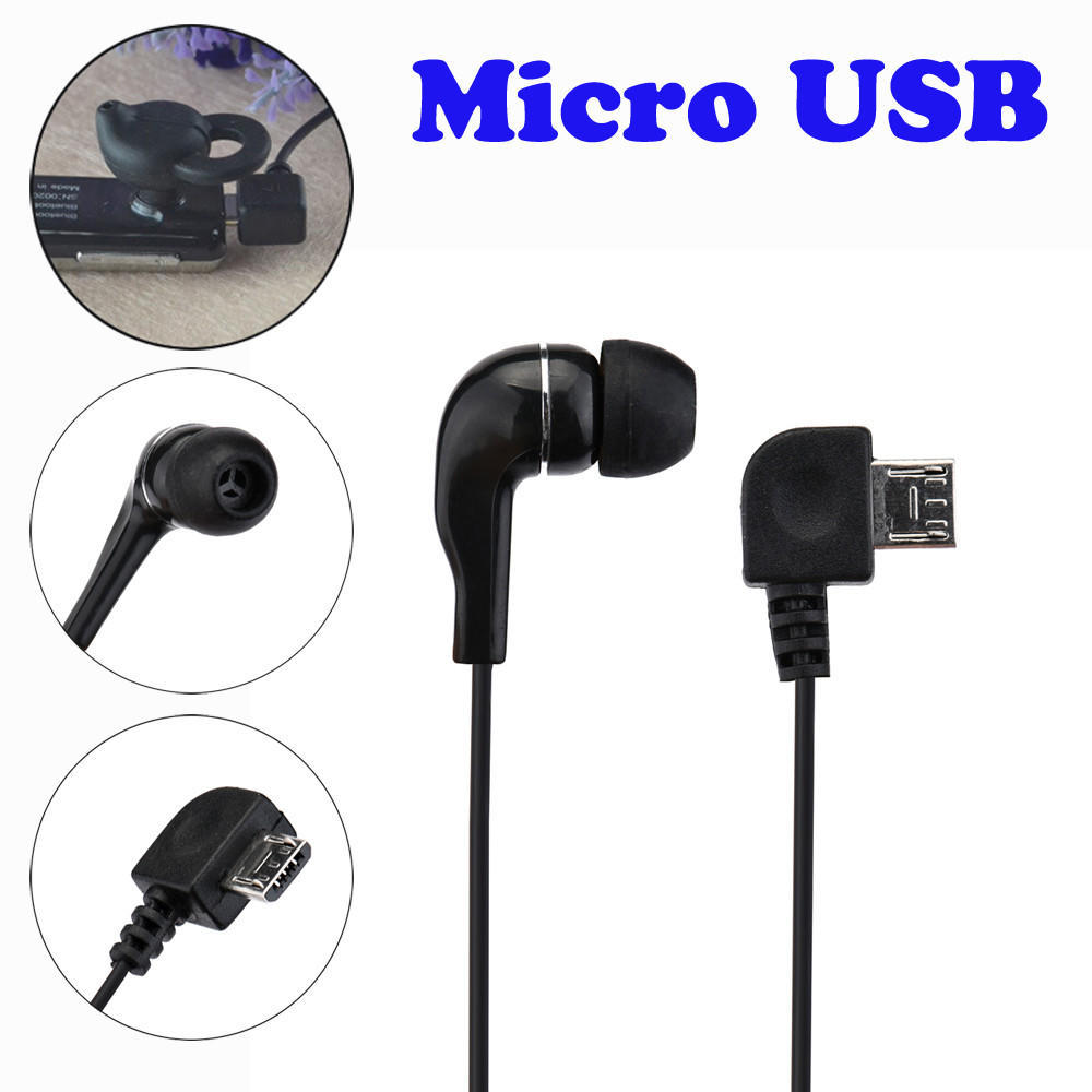 Bluetooth-гарнитура-наушник Micro USB Сменная амбушюра Совместима с различными устройствами Проводное подключение