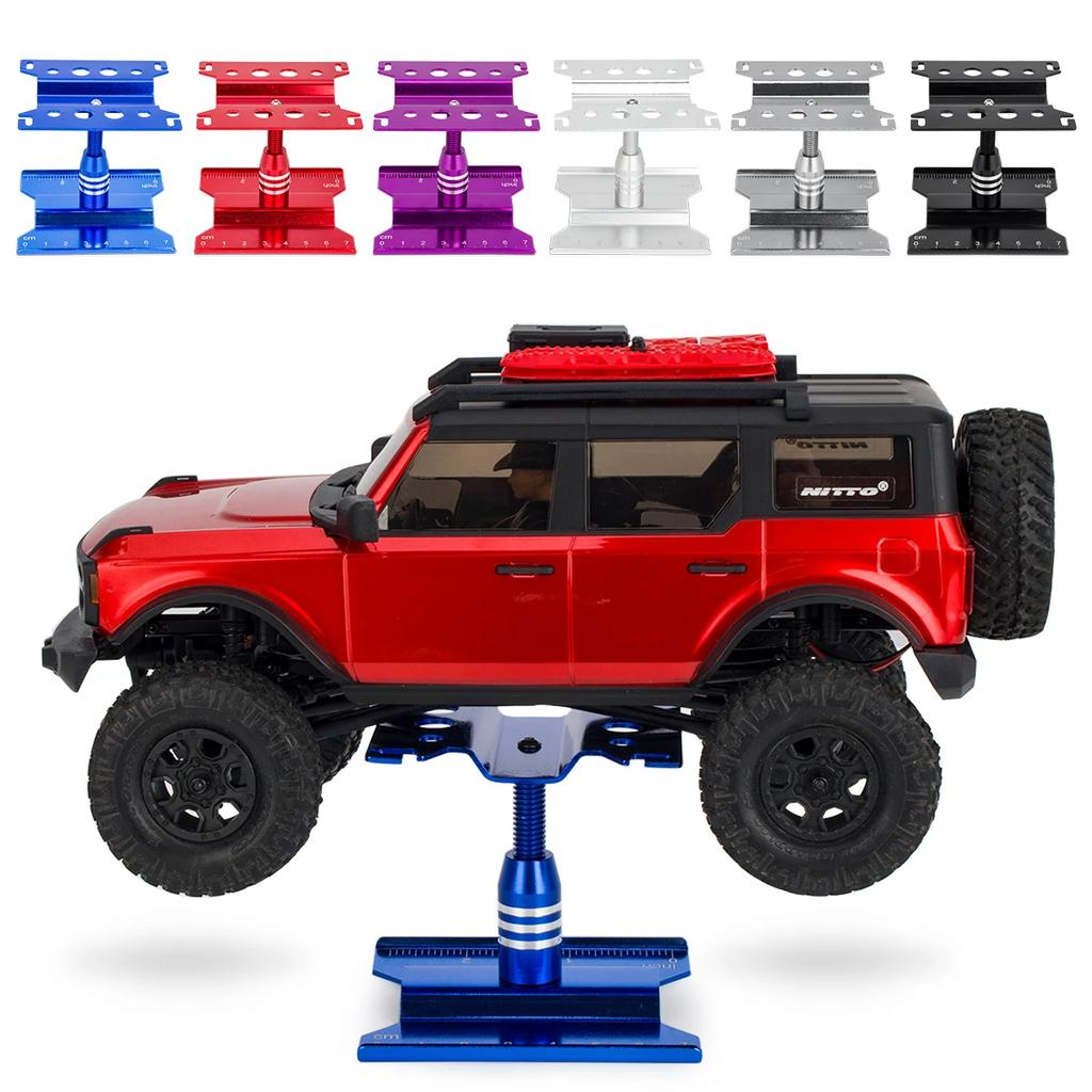 Алюминиевая ремонтная стойка-верстак для RC автомобилей Axial Scx24 Fcx24 Traxxas Trx4m 1/16 1/18 1/24 Масштаба RC Грузовика Трагги Багги