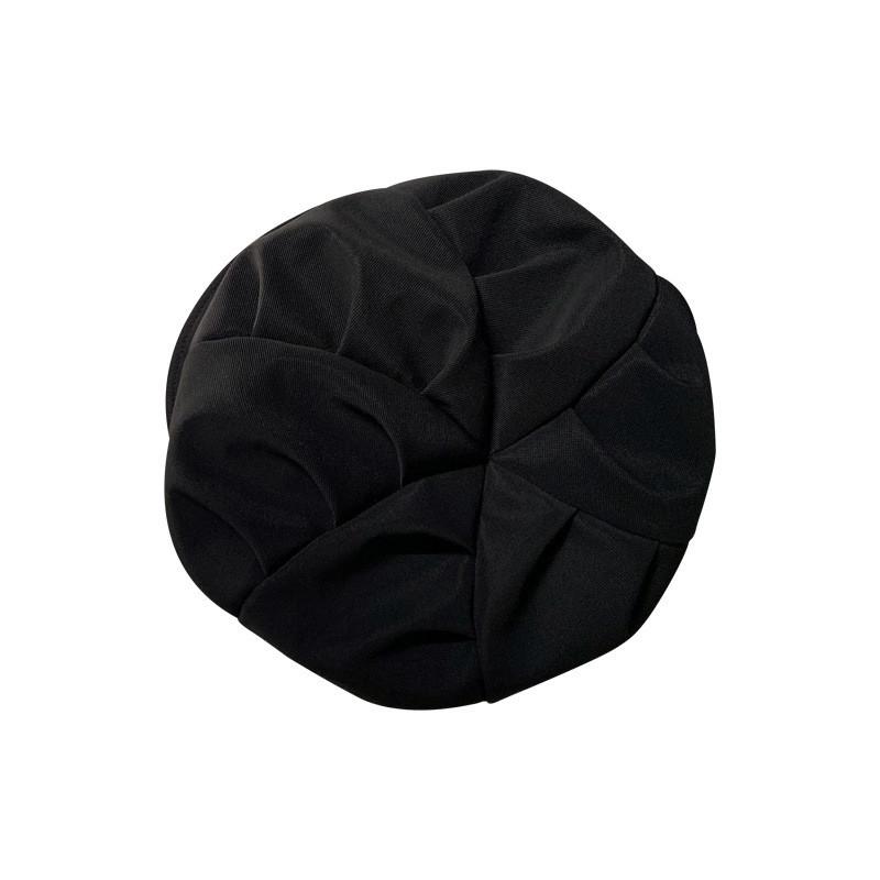 Stylish Black Beret Hat For Women And Men Classic Fashionable Cloud Design For Spring And Autumn Wear