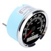 85mm Boat Speedometer with Step Motor 7 Color Backlight Red Pointer 200MPH Waterproof Speed Gauge for Yacht RV Truck