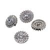 Glittering Shoe Charms Zircon Crystal Shoe Decoration Shoe Clip for Wedding Party Shoe Ornament Jewelry Accessories 4PCS