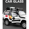Масштаб 1/24 Toyota Land Cruiser LC80 внедорожник литая модель из сплава внедорожник коллекционная хобби-модель украшения подарок для друга мальчика дисплей