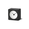 NEUT Alarm Clock, Analog, Natural Wood Grain, Black, KK24-09 BK
