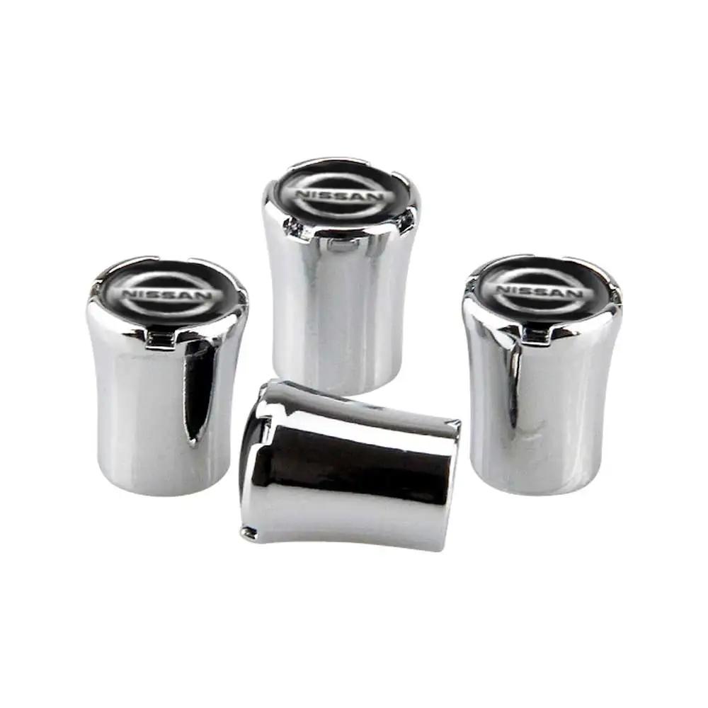Car Wheel Tire Valve Stems Cap Covers for Nissan Navara 350Z 370Z Altima Juke Livina NV200 Sylphy Micra X-Trail Rogue Styling