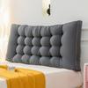 Headboard Pillow Headboard Backrest with Elastic Strap Bed Waist Support Cushion Daybed Bolster for Dorm Bedroom Sitting Reading