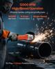 Angle Grinder, 114.3mm Electric Grinder Power Tool, 4.5Amps 12000RPM High-Speed Corded Angle Grinders with Adjustable Dust Guard for Metal Grinding,