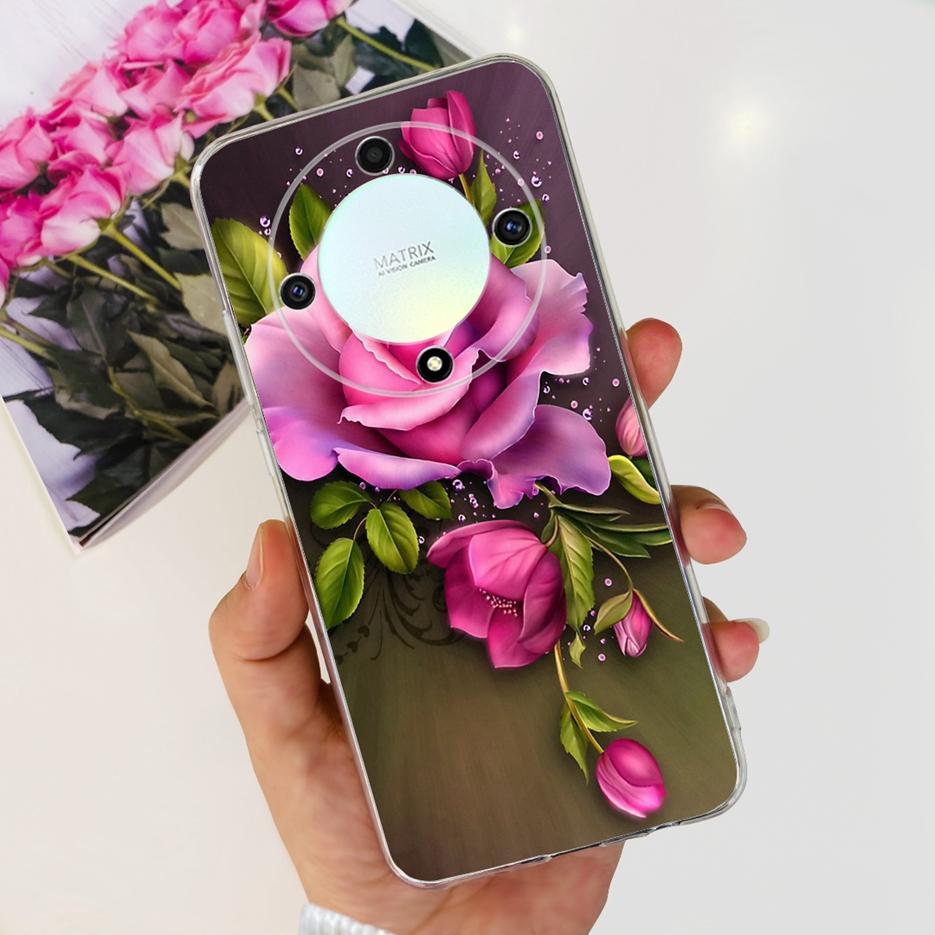 Чехол для Honor X9b Magic6 Lite Популярный Роскошный Расписной Чехол Мягкий Силиконовый Чехол для Телефона Для Honor Magic 6 Lite HonorX9b Fundas Capa