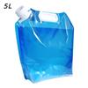 5/10L Water Bag Camping Supplies Portable Folding Water Bucket Large Water Bottle Container Outdoor Travel Collapsible Pouch Outdoor Water Storage Bag