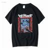 Футболка с принтом Witch Vomit Poisoned Blood Ремейк группа death metal TE5647 длинный рукав винтаж Стирка Топ для повседневной носки графический