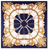 130cm Silk Square Scarf Women Large Shawls Palace Chains Square Bandana Luxury Kerchief Scarf Female Foulards