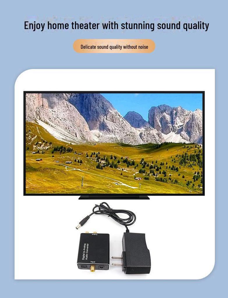 Черный алюминиевый цифро-аналоговый аудиопреобразователь: Коаксиальный, 3,5 мм, оптоволоконный к SPDIF, Lotus