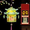 Glowing Mid-Autumn Festival Lantern Chinese Style Handheld Lantern Bunny Lantern Kit  Wedding Decor