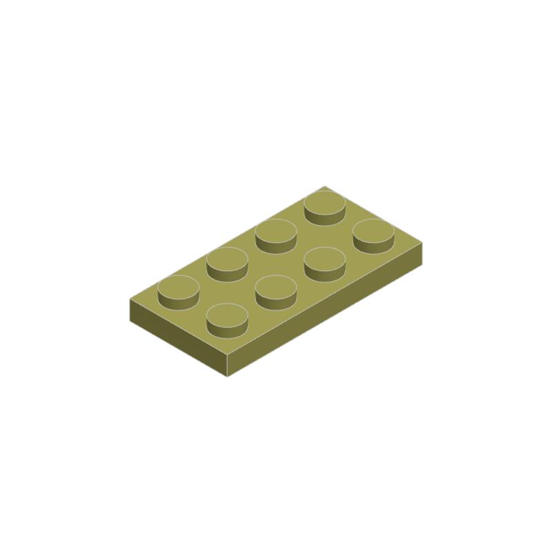 10 ШТ. 3020 2x4 Основные Строительные Кубики Moc Цветные Свободные Детали Совместимые с Кирпичиками DIY Детская Игрушка Конструктор Подарочная Коробка