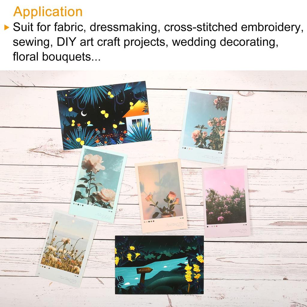 PATIKIL Sewing Machine Pins Hand Sewing Needles Sewing Machine Needles 5 Sets Corsage Ornament Quilt Straight Pin Sewing Supplies Multicolor