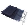Ruifeng Navy Blue Silk Cotton Plain Double-layer Scarf, Brand Wind Tail Goods Delivery