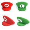 Anime Game Super Mario Luigi Bros Cosplay Hat Adult Kids Halloween Props Costume