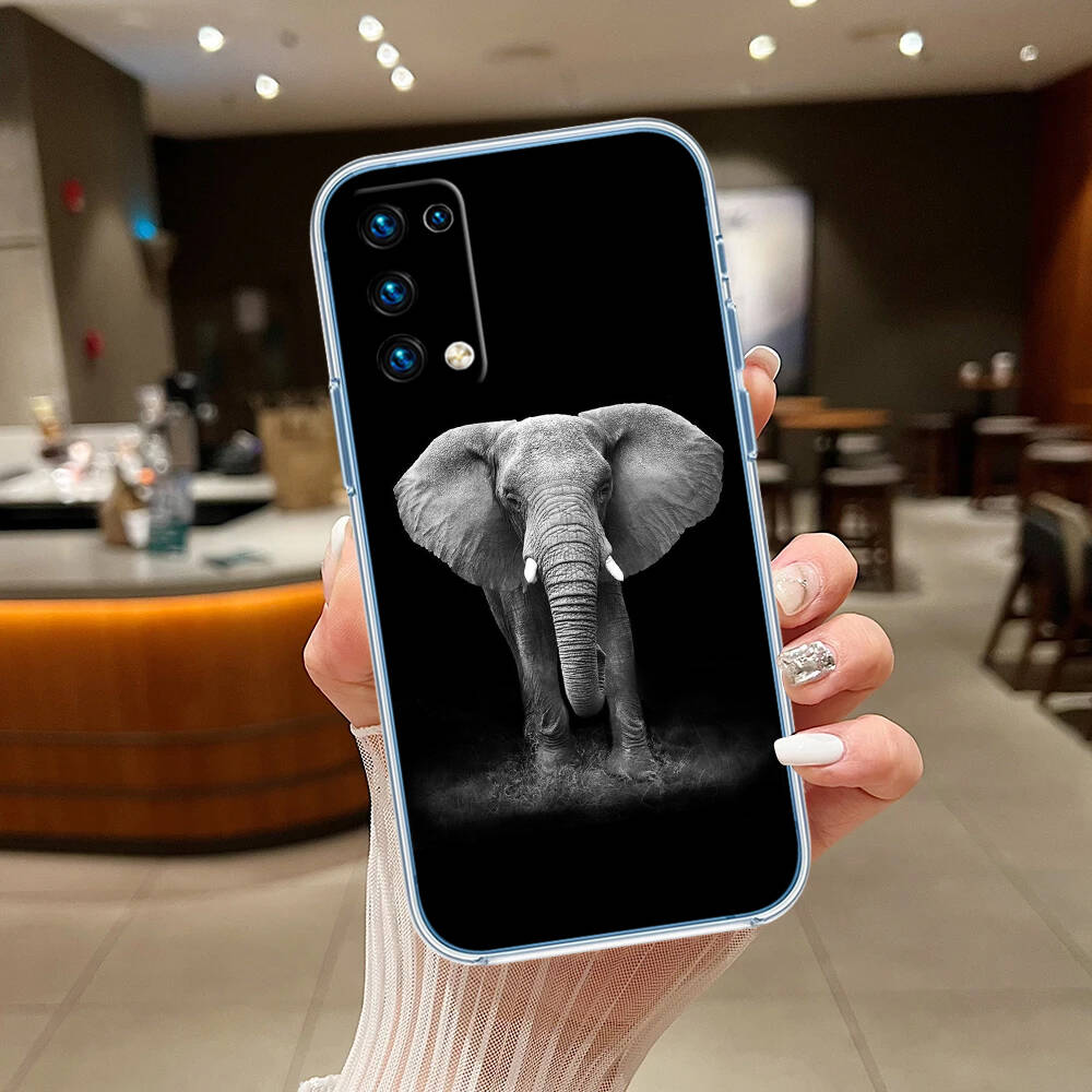 Animal Elephant Case for Motorola G10 G20 G04 E30 E40 E22 E20 E13 E15 G22 G23 G05 G75 G35 G55 E22S E7 G6 G7 G8 G9 Plus Power Play