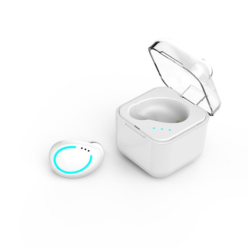 B8 Мини-невидимые TWS Bluetooth-наушники с шумоподавлением и зарядным кейсом