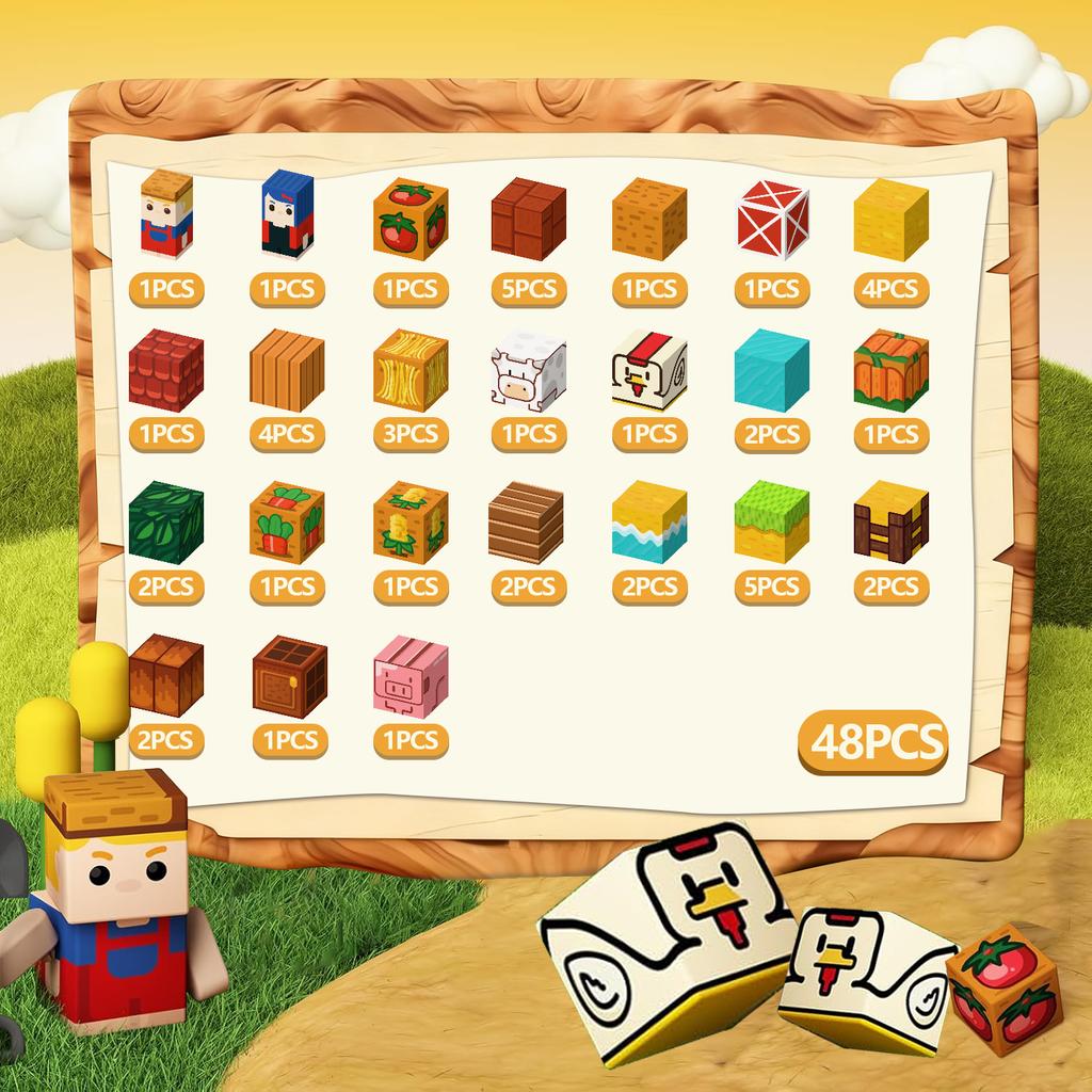 Magnetic Building Blocks Mine World Magnet The End Ender Sword Forest Cabin Cubes Set Stem Sensory Brick Cube Toys Children Gift