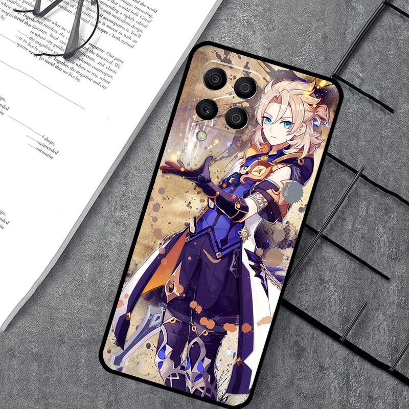 Чехол Genshin Impact Albedo для Samsung Galaxy M15 M11 M12 M13 M14 M06 M16 M36 M56 M31 M53 M32 M52 M35 M55 M34 M54