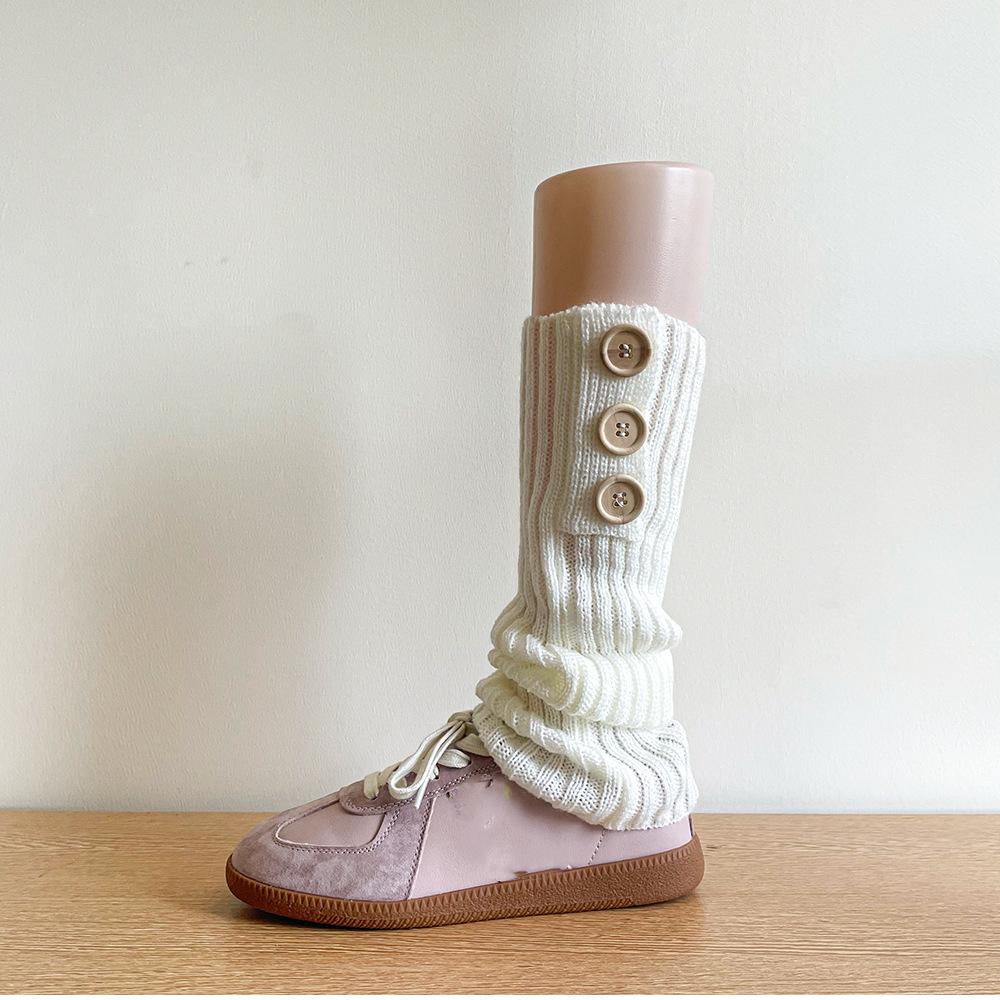 Балеткор Y2K Гетры Харадзюку Чехлы для ботинок Сладкие вязаные гетры Осень/Зима