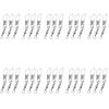30Pcs High Strength Fishing Barrel Swivel with Safety Snap Connector Tackle Kit