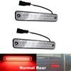 2pcs Amber Red Turn Signal Dynamic Flowing LED Side Marker Light Kit For Hummer H2 2003-2009