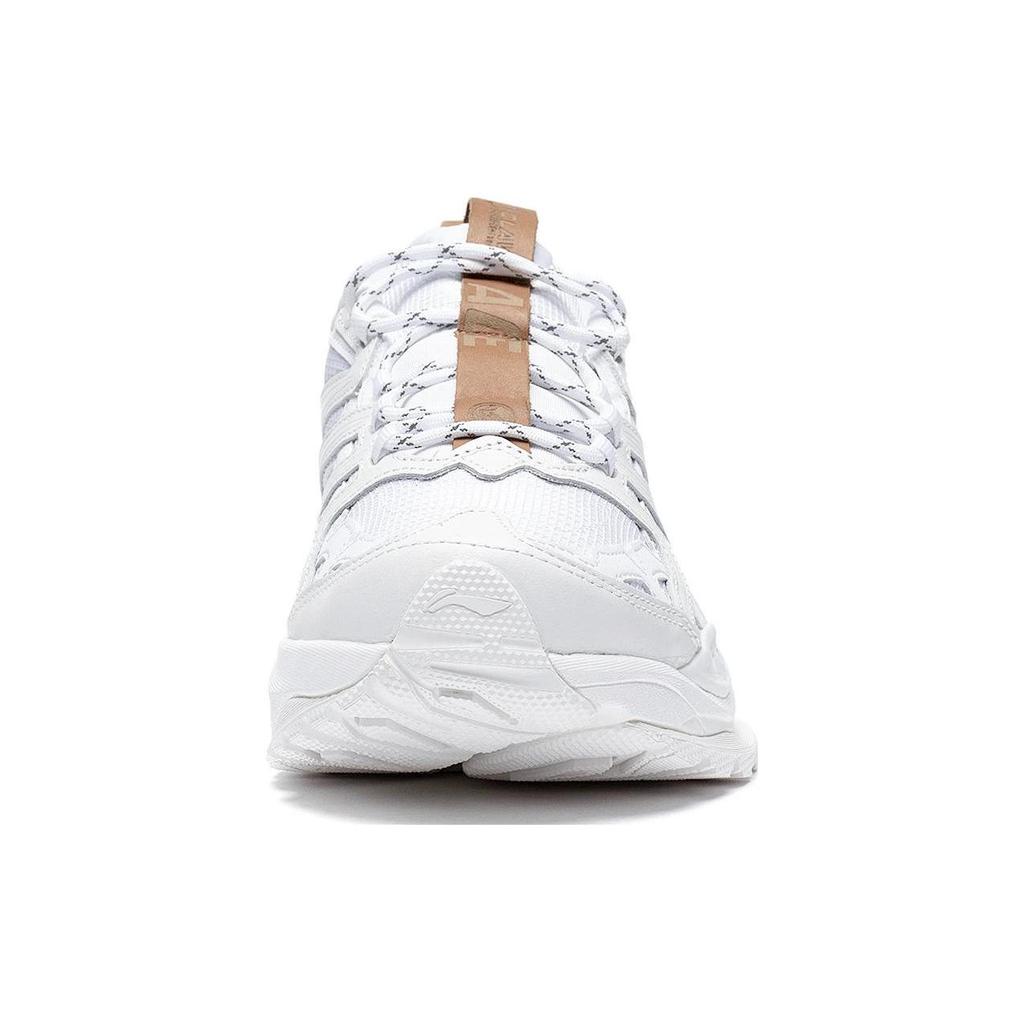 Li Ning Кошачья лапа ACE Модные Нескользящие Износостойкие Низкие Спортивные Повседневные Кроссовки Мужские Белые AZGS103-2