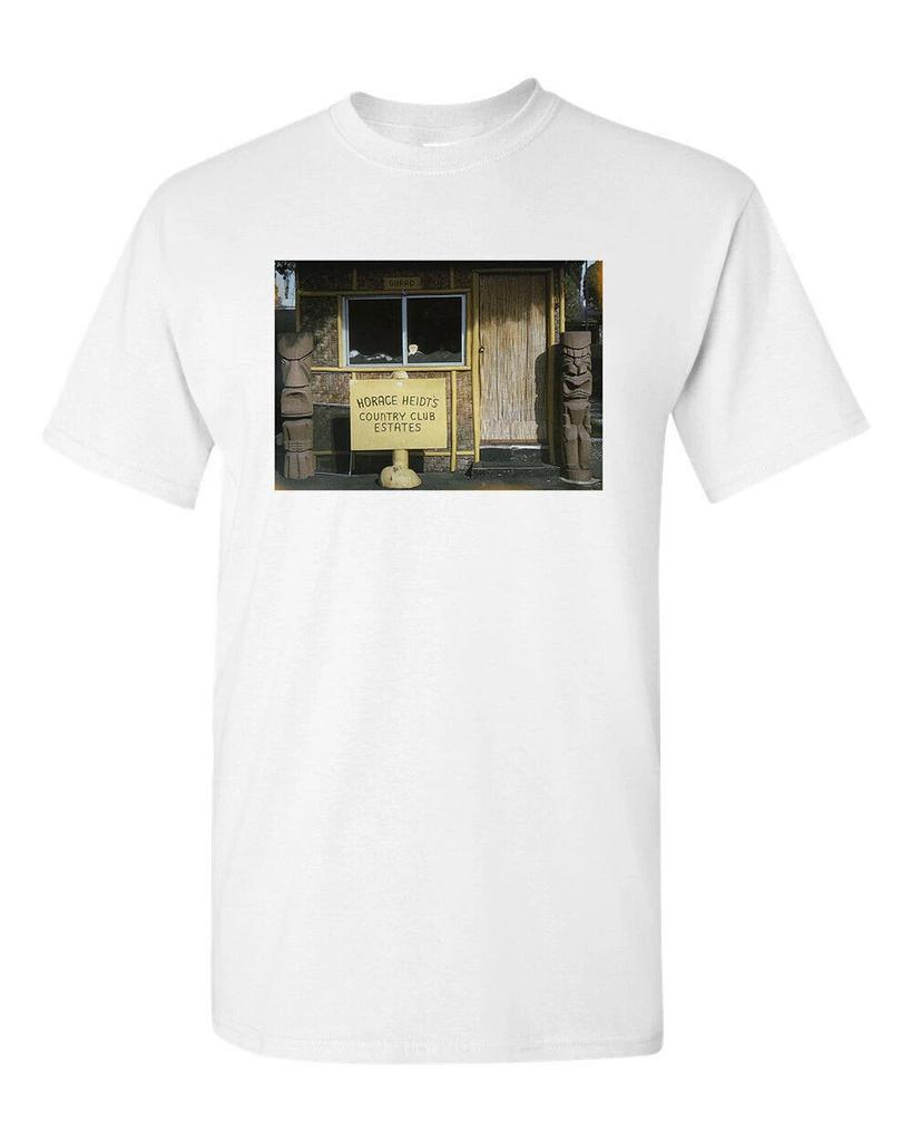 Retro Tiki T Shirt White Cotton Bar Mug Restaurant No. 83 Country Club