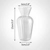 Glass Vase Decorative Flower Bottle Transparent Flower Vase Mushroom Bud Vase Home Decor Table Ornaments Mother'S Day Gifts