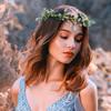 Костюм на Хэллоуин Фея Цветок Лист Корона Свадьба Лесной Цветочный Ободок Эльфийская Принцесса Тиара