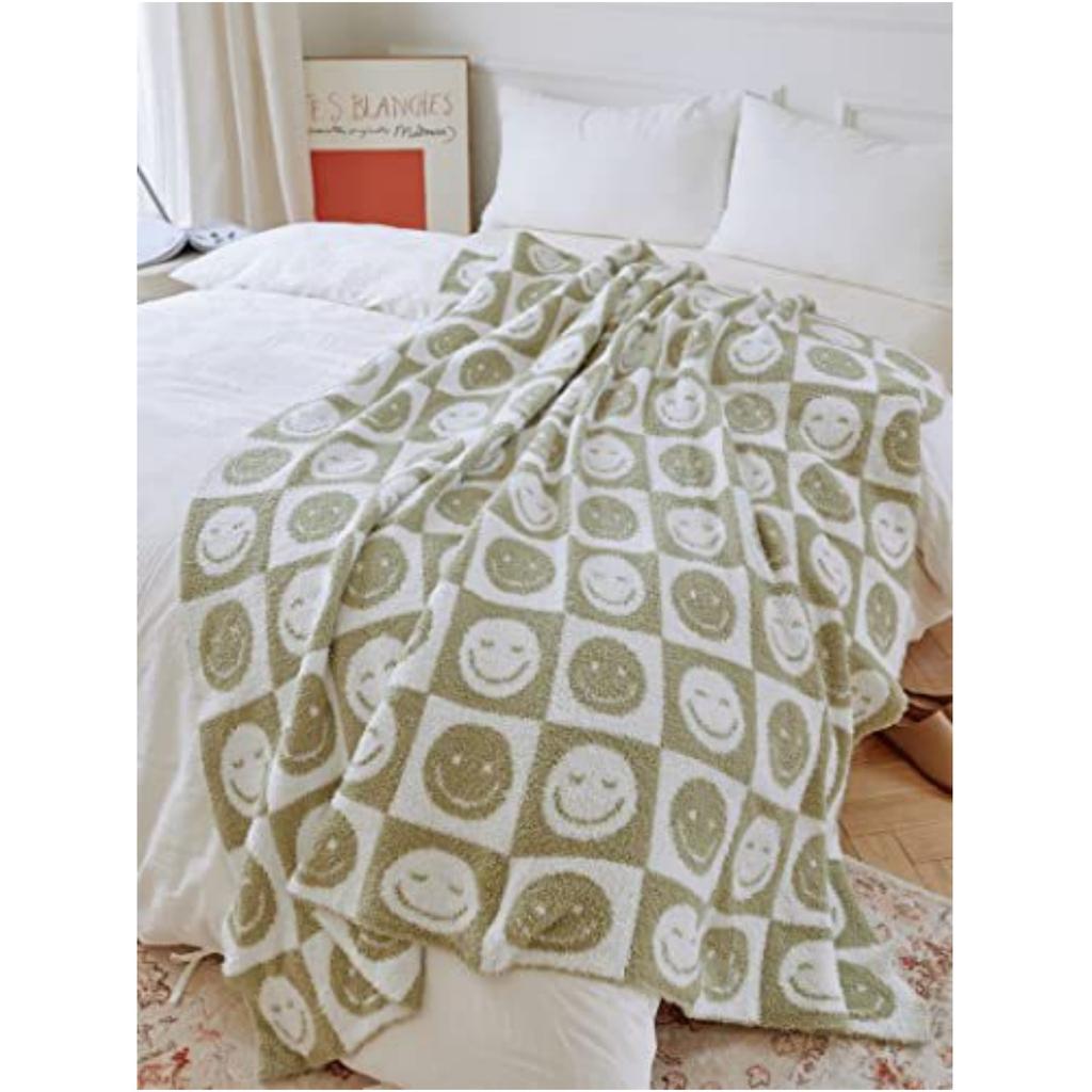 Chessboard Blanket Sofa Bedroom Bedspread Blanket Soft Portable Blanket Production Source