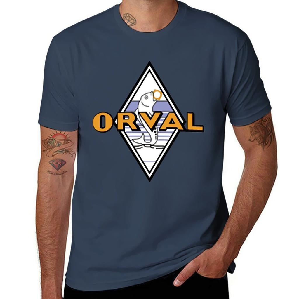 Новая футболка с логотипом Orval футболки тяжелые футболки милая одежда мужская одежда