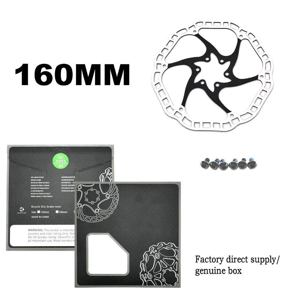 140/160/180 мм сверхлегкий велосипедный гидравлический дисковый тормоз роторы горный велосипед шоссейный гоночный велосипед ротор тормозного диска с 6 болтами
