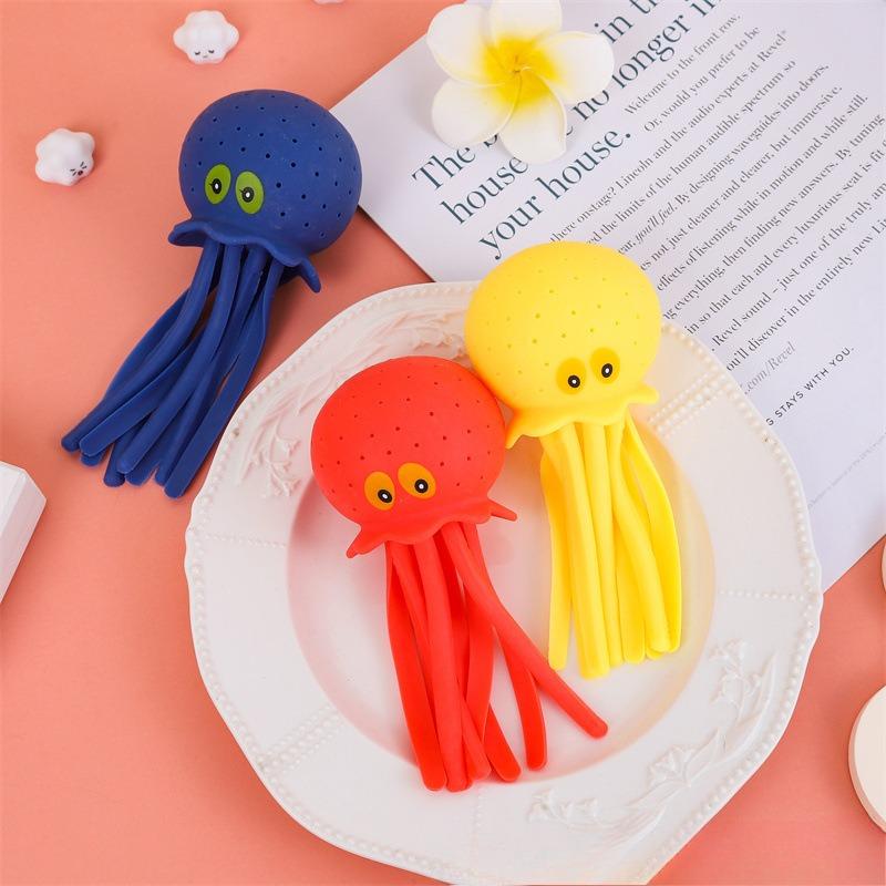 Octopus Squishy Toy for Kids - Perfect for Bath, Pool, Beach; Great for Relaxation and Play