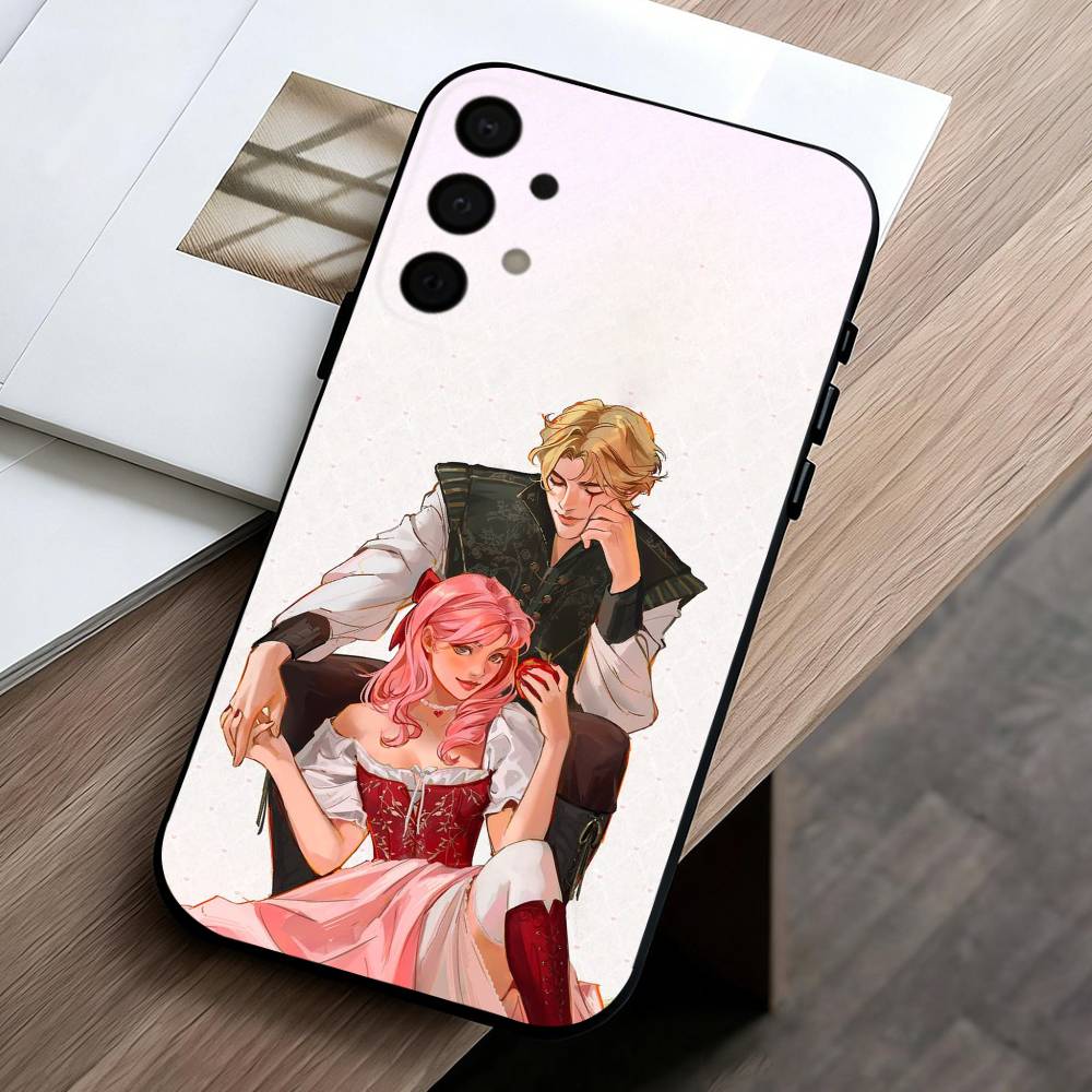 Чехол для телефона "Однажды на сломанном сердце" Для Samsung Galaxy A73,A72,A71,A70,A53,A52,A51,Другие Мягкий черный корпус