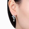 925 Sterling Silver Devil's Eye Fatima's Hand Drop Earrings Women Earrings Charm Fashion Versatile Party Jewelry Gifts