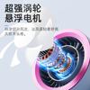 Turbo High Speed Quiet Mini Fan, Wall Mount or Desktop, Portable Rechargeable Table Circulator Fan for Home